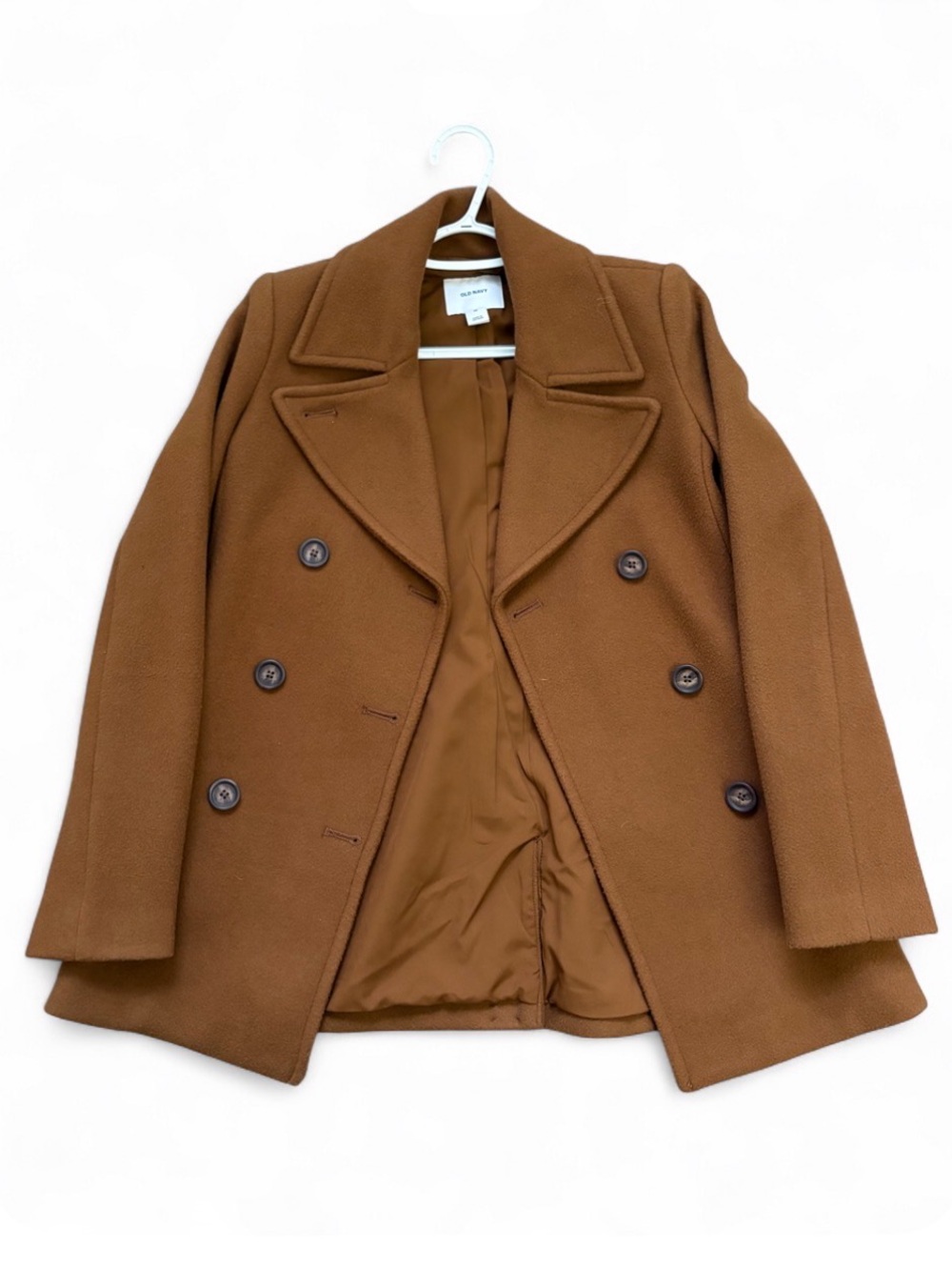 Old Navy Double-Breasted Peacoat in Brown
